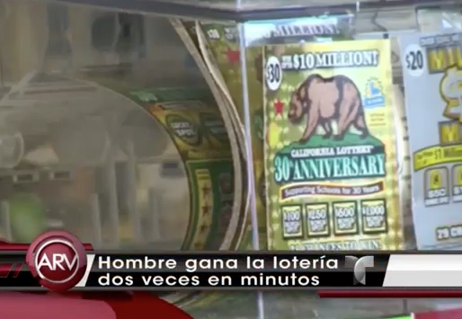 Hombre Se Gana La Lotería 2 Veces En Cuestión De Minutos #Video