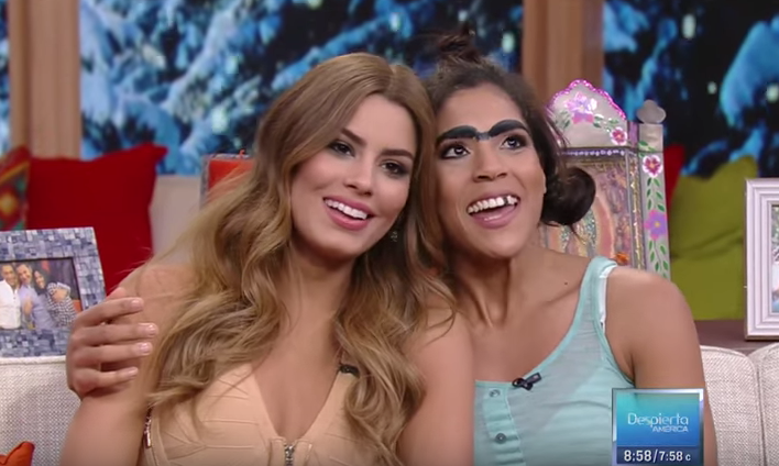 Mela La Melaza Sorprende A Miss Colombia Y Le Dice Que Ellas Son Como “Dos Gotas De Agua” En ‘Despierta America’ #Video