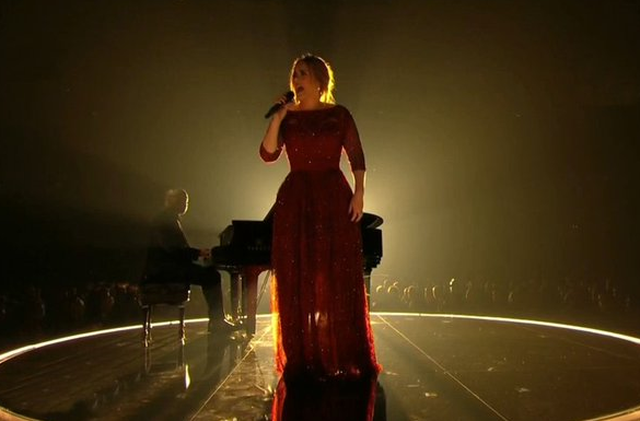 Presentación De Adele En Los Grammys 2016 #Video