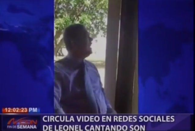 Circula Video En Redes Sociales De Leonel Fernández Cantando Son