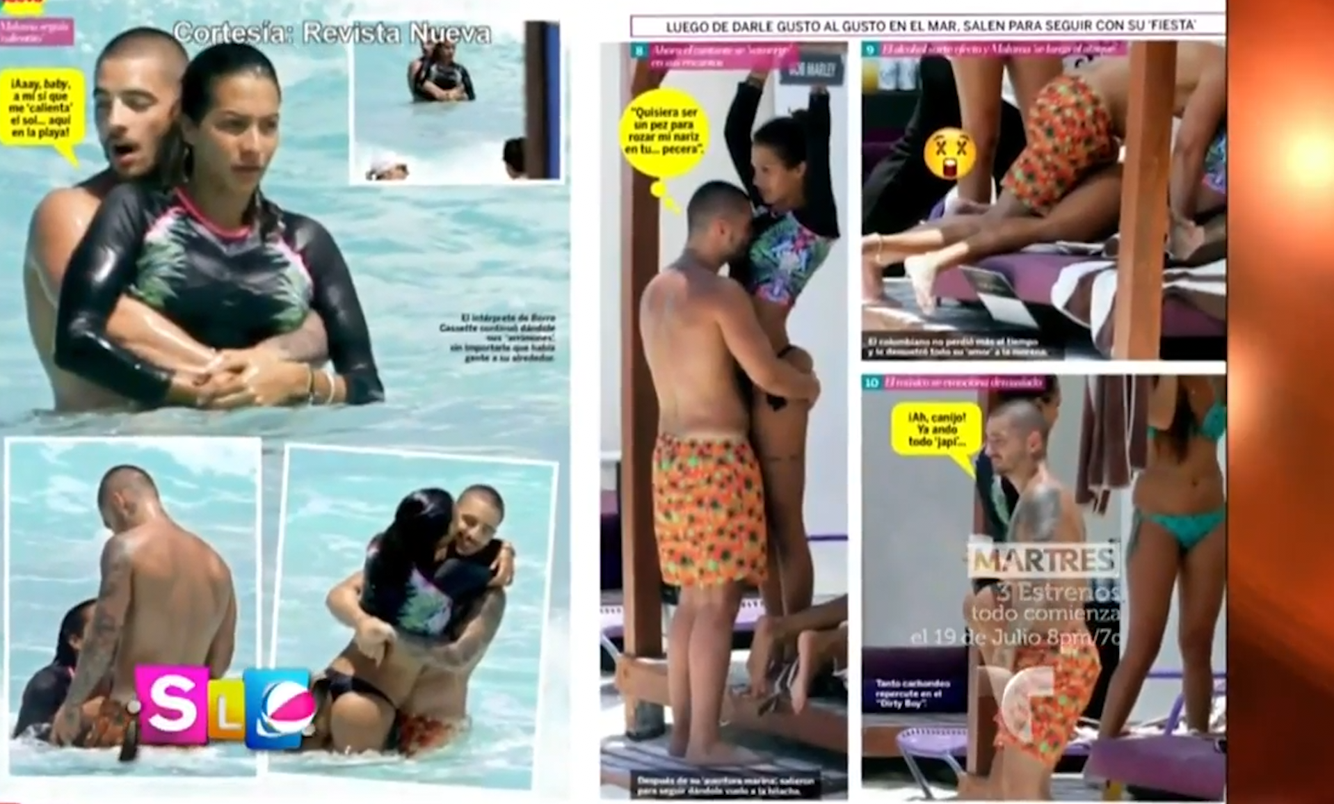 Capturaron A Maluma En La Playa Con Una Chica Super Hot