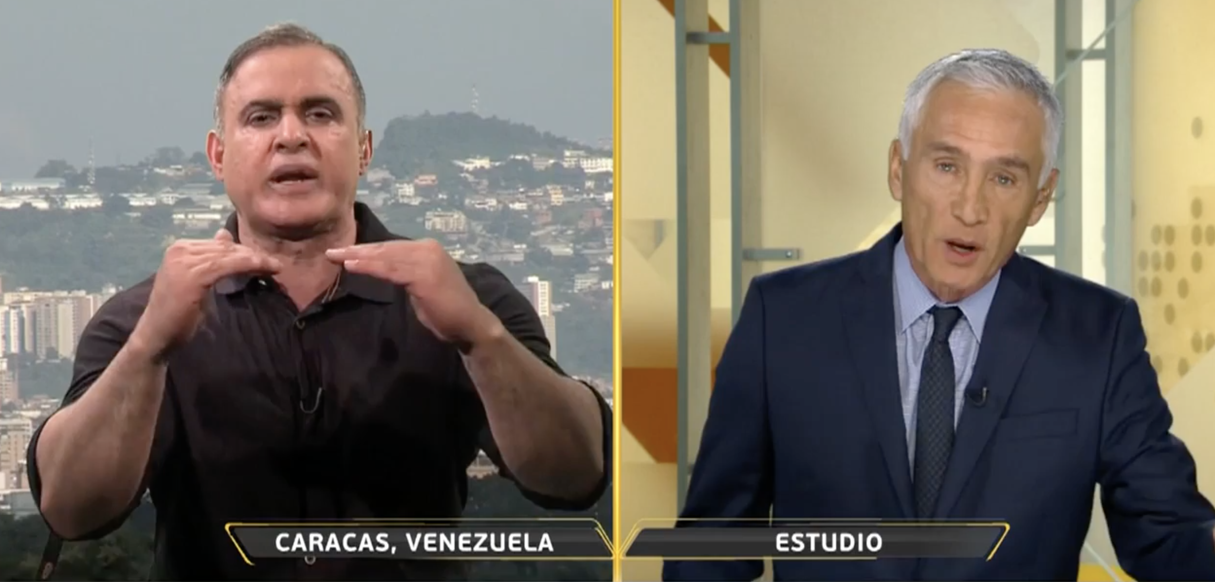Ministro Del Régimen De Maduro Se Desespera En Entrevista Con Jorge Ramos Y No Contesta Ni Una Sola Pregunta Del Periodista