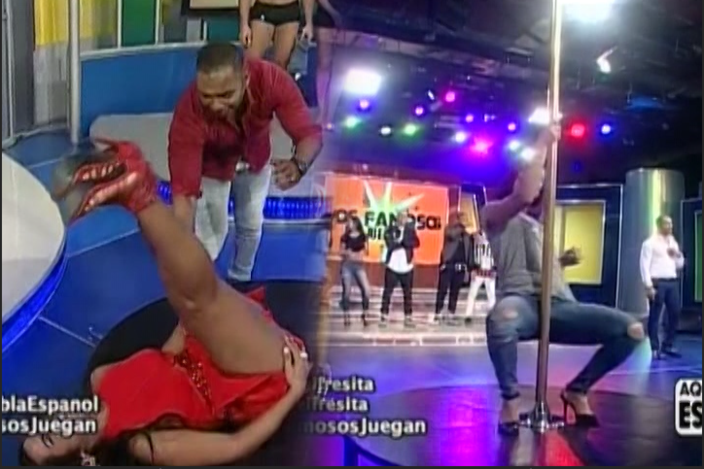 Presentadores Muestran Destrezas En Baile Del Tubo