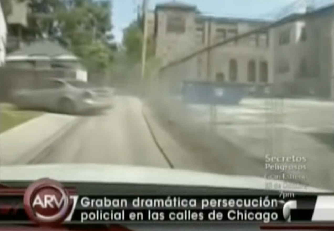 Graban Dramática Persecución Policial En Las Calles De Chicago