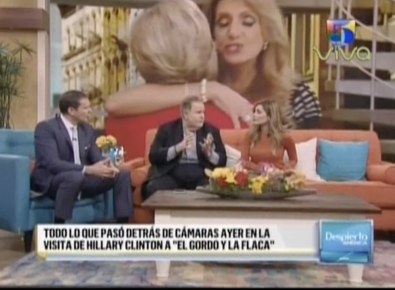 Raul De Molina Cuenta Todo Lo Que No Se Vio De La Visita De Hillary Clinton Al Show Del Gordo Y La Flaca
