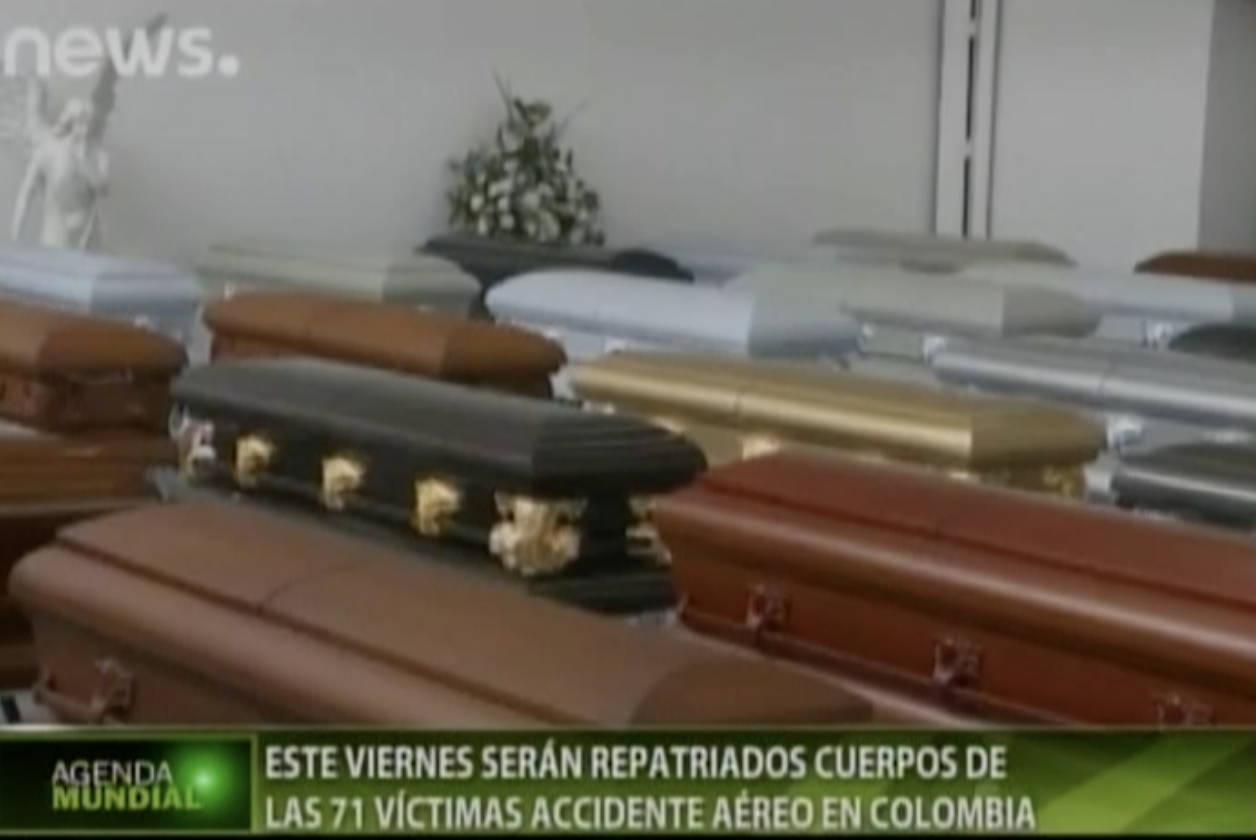 Repatrían Cuerpos De Las 71 Víctimas Accidente Aéreo En Colombia