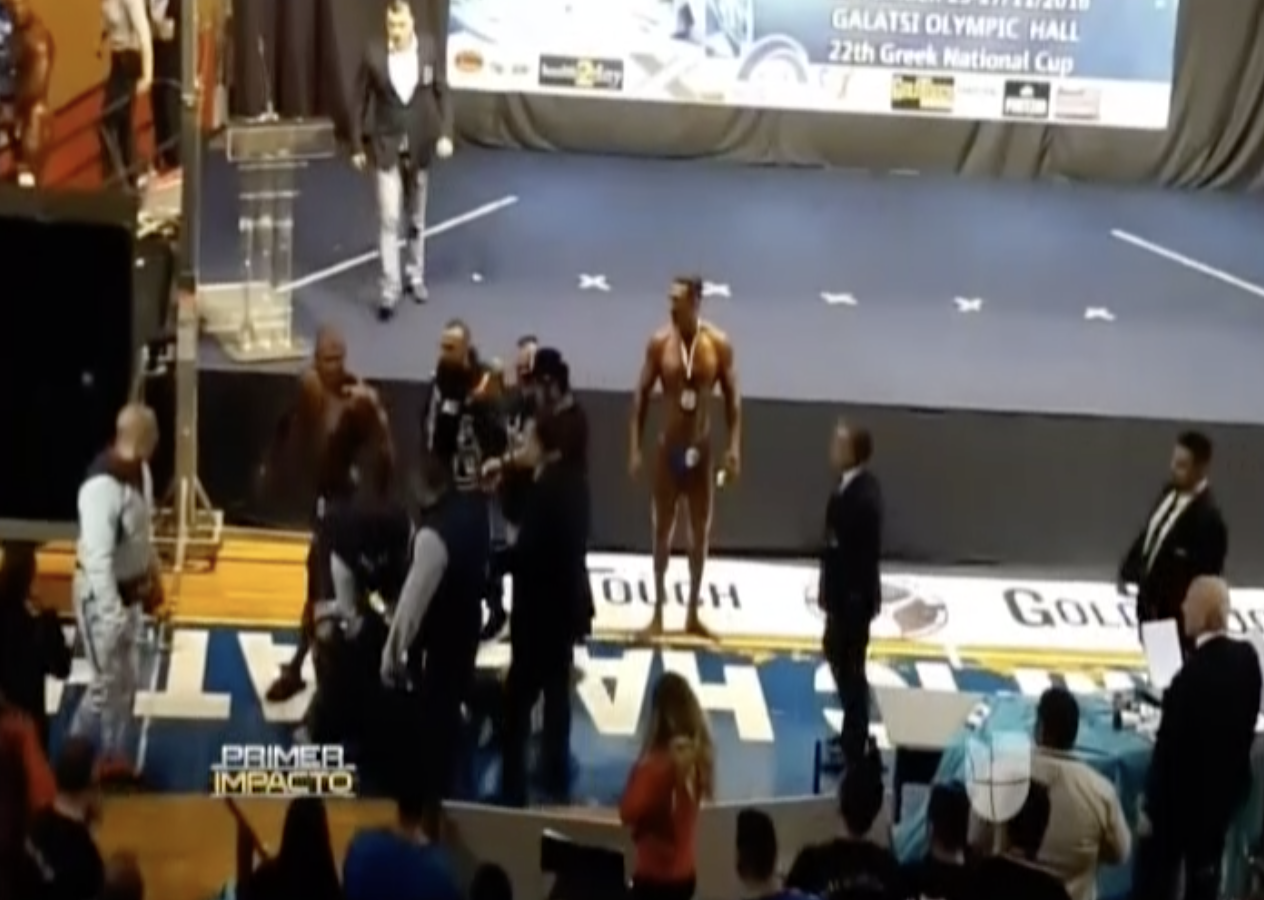 Concurso De Fisiculturismo: Concursante Agrede A Juez