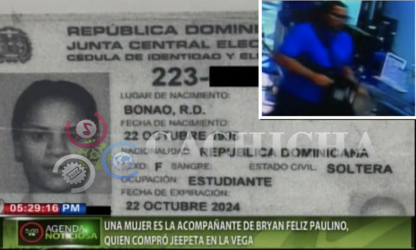 Identifican A La Mujer A Nombre De Quien Bryan Felíx Paulino Compró La Jeepeta En La Vega Para Escapar