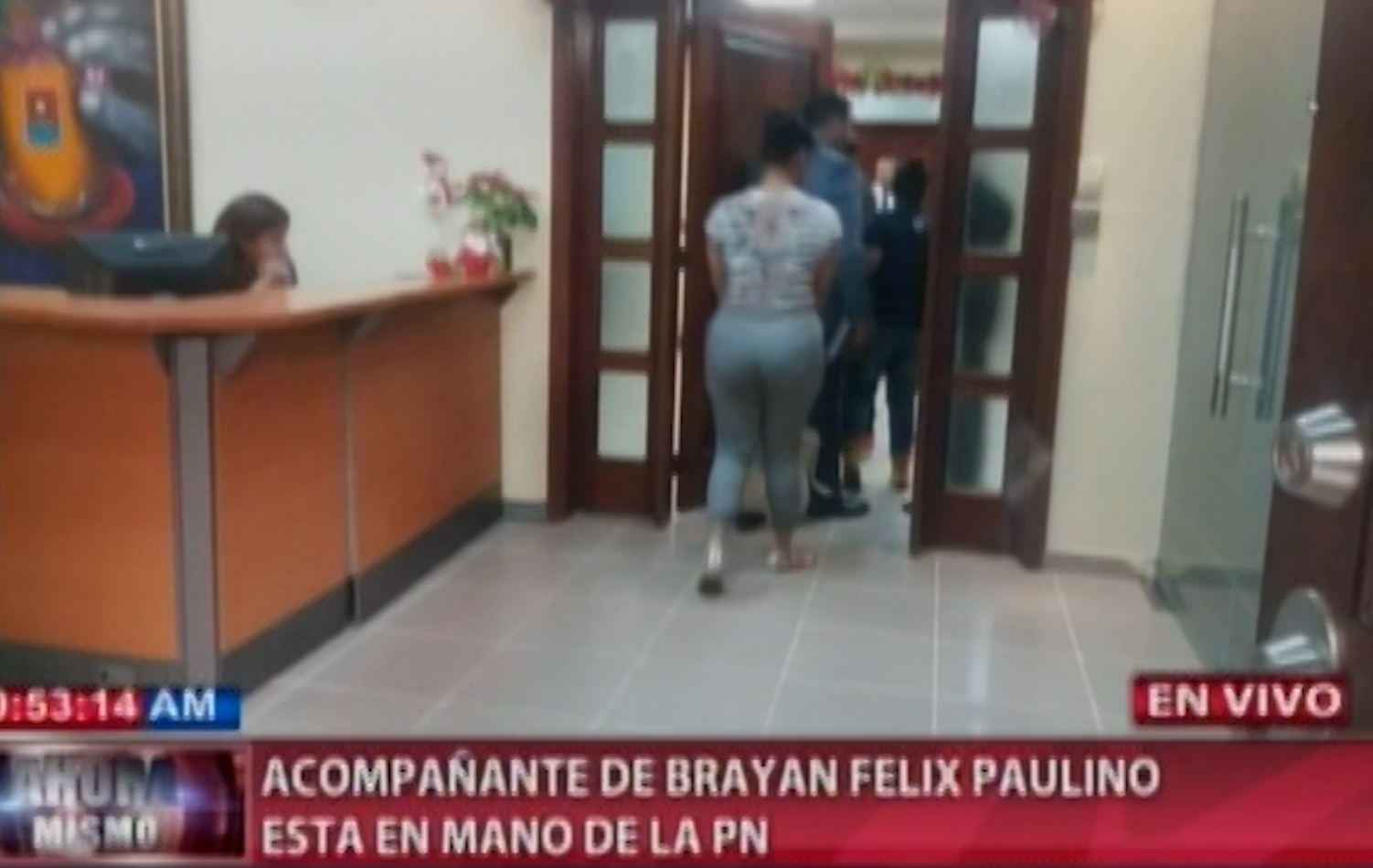 Acompañante De Brayan Félix Paulino Llega A La Fiscalía Para Ser Interrogada