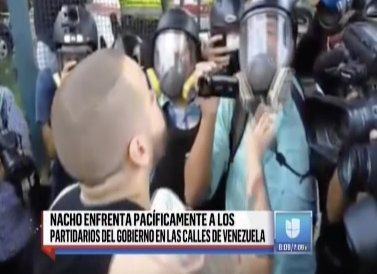 Nacho Fue Atacado Por Simpatizantes Del Chavismo Y Hasta Le Dijeron Drogadicto