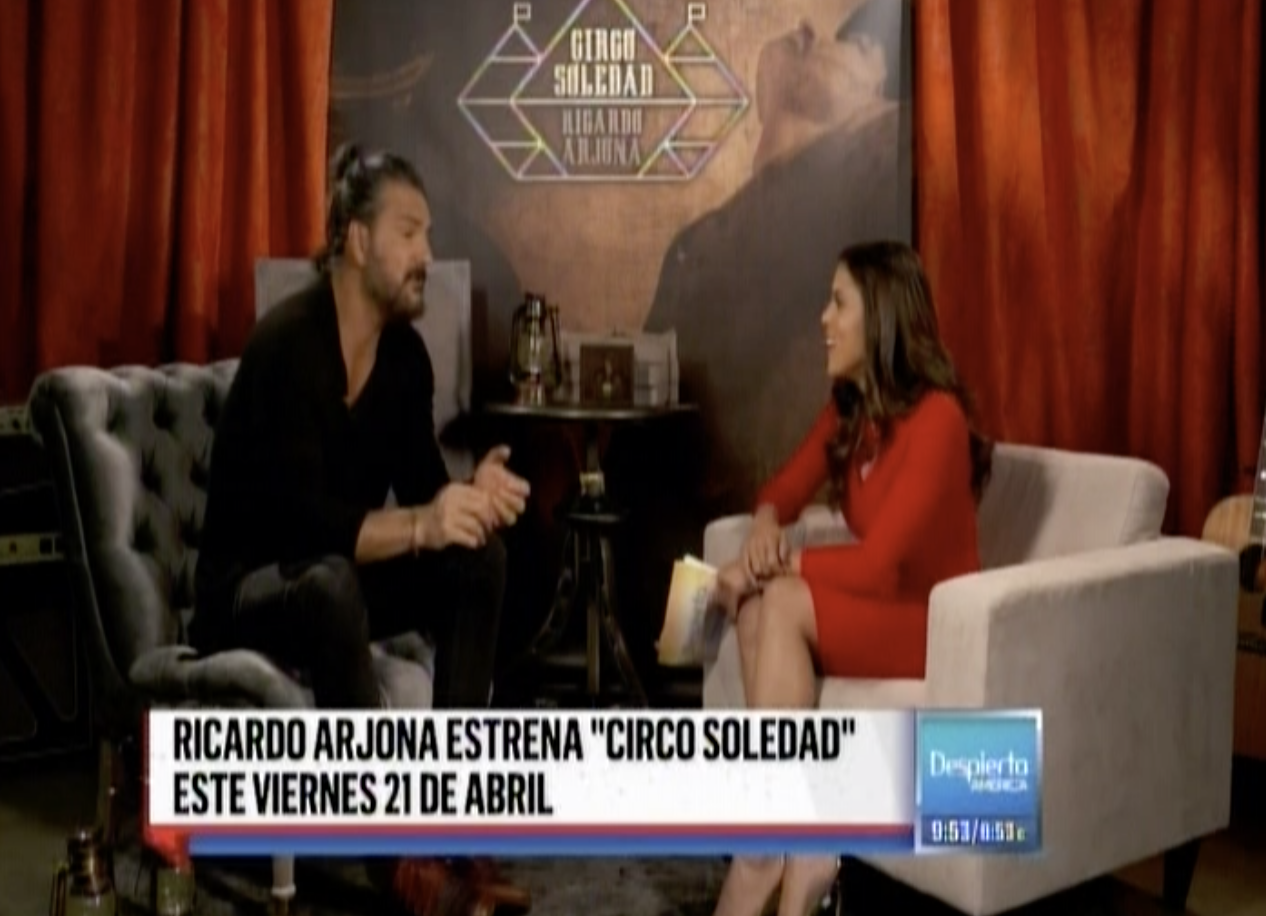 Francisca Lachapel Realiza Entrevista Exclusiva A Ricardo Arjona