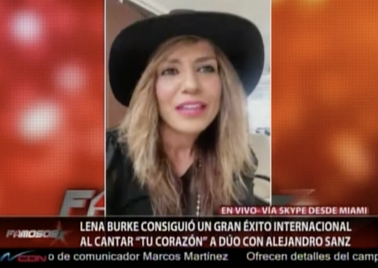 Entrevista A La Cantante Lena Burke En Famosos Inside