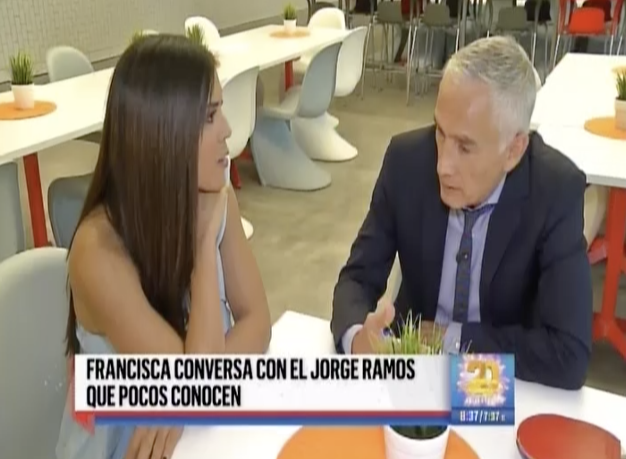 Jorge Ramos Le Confiesa A Francisca Lachapel Por Qué Le Cuesta Tanto Creer En Dios