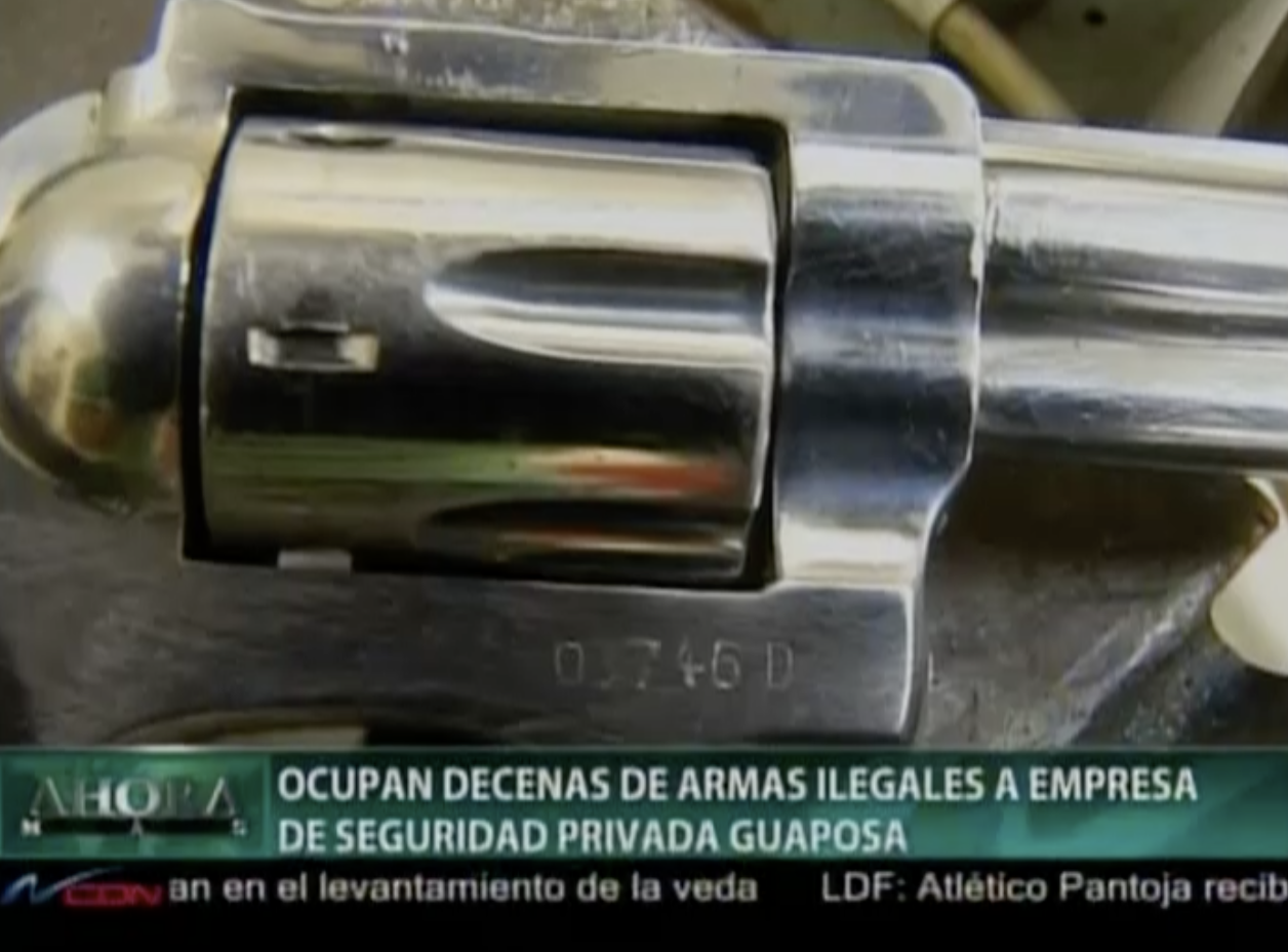 Ocupan Armas De Fuego Ilegales A Empresa De Seguridad