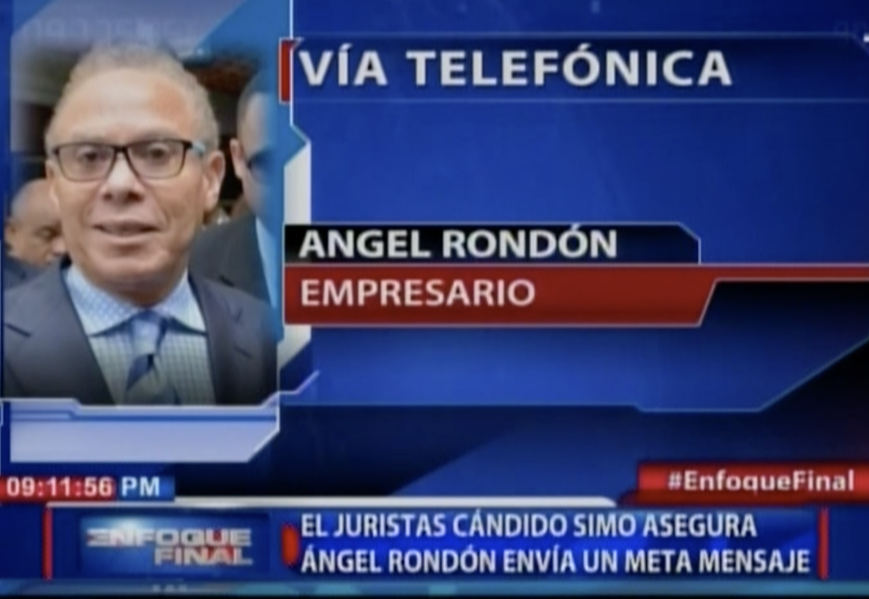 Aseguran Que Angel Rondón Ha Mandando Una Amenaza A Los Que Lo Quieren Enlodar. Escuche Aquí El Audio