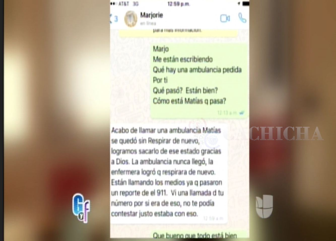 Marjorie De Sousa Saca A La Prensa Conversaciones De Whatsapp Con Julian Gil Por Enfermedad De Su Hijo