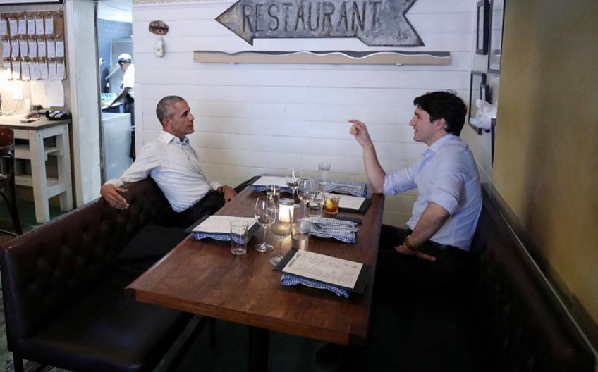 Obama Estaba Cenando En Un Restaurant En Canadá Y Esto Fue Lo Que Encontró En La Salida