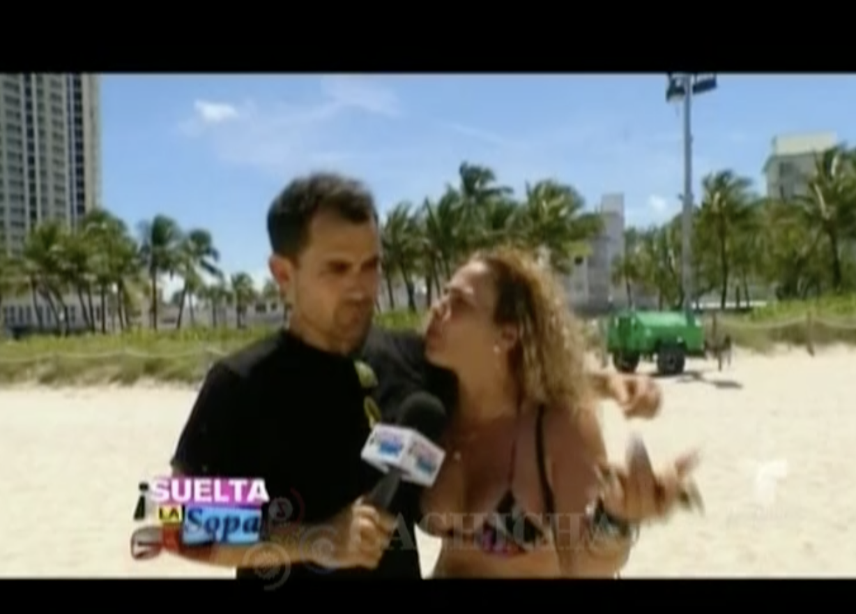 Niurka Marcos Besó A Un Periodista De Suelta La Sopa En Plena Entrevista