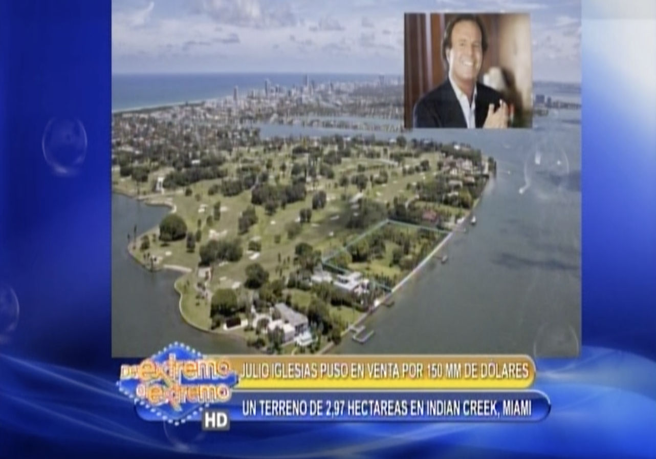 Julio Iglesias Está Vendiendo Un Terreno En Miami En 150 Millones De Dólares