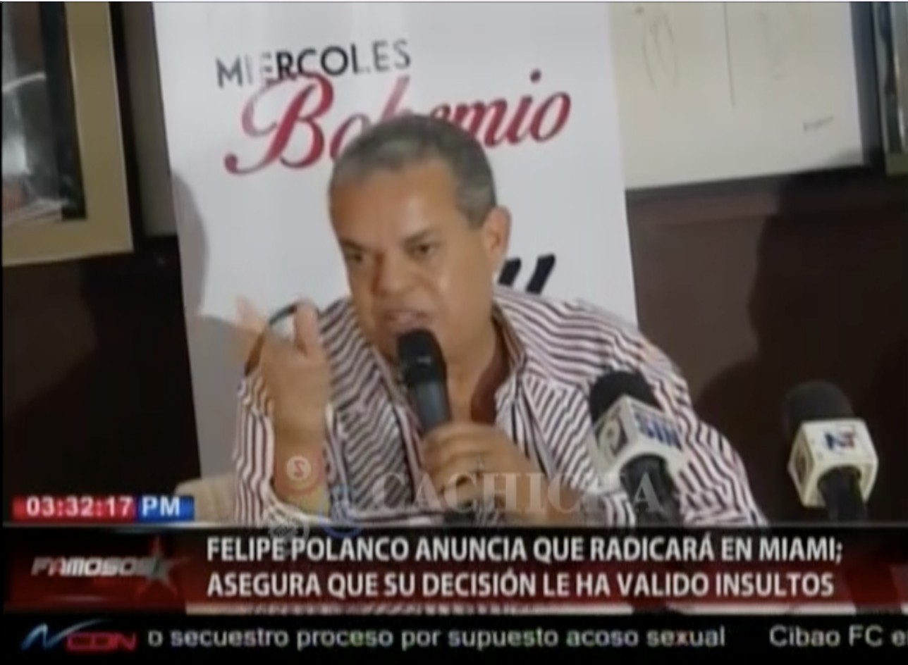 Felipe Polanco Le Responde A Todos Los Que Lo Han Criticado Por Irse Del País