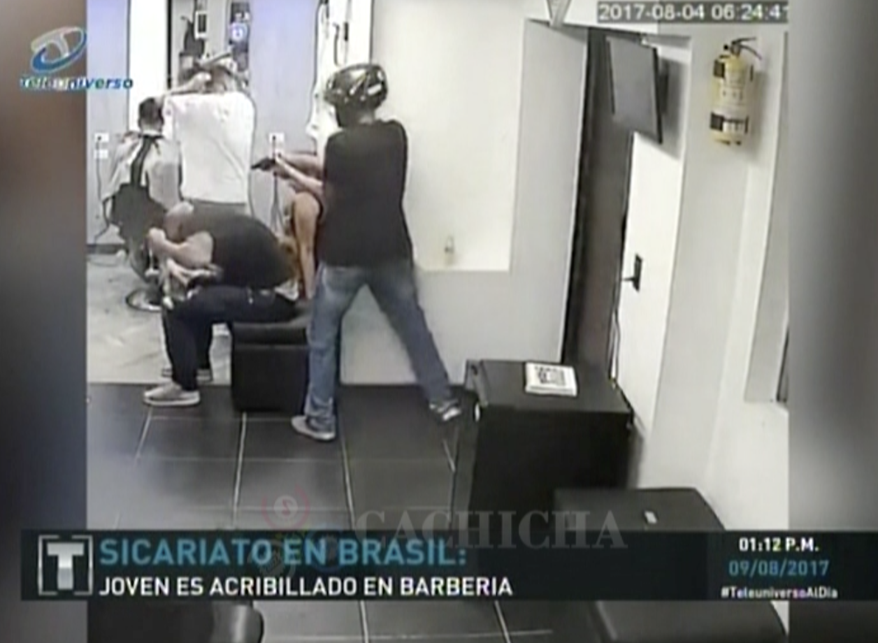 Video Impresionante De Sicariato En Una Barbería De Brasil