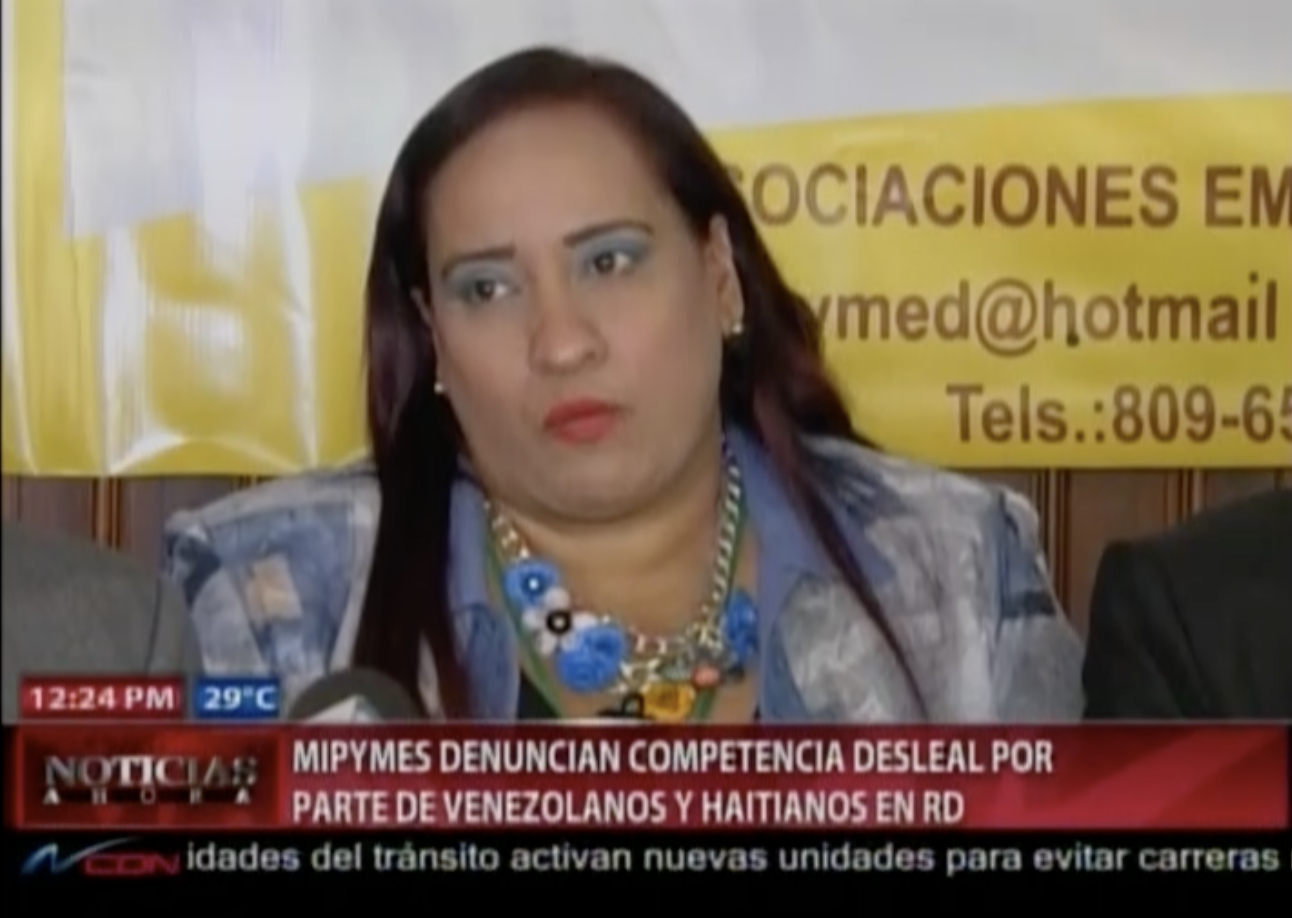 Mipymes Sede Santiago Denuncian Competencia Desleal De Venezolanos Y Haitianos