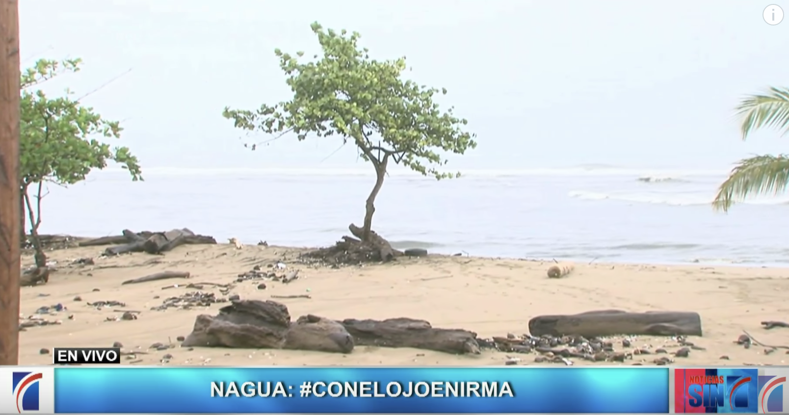 Aguas De Playa En Nagua Empiezan A Retroceder Luego De Fuertes Oleajes