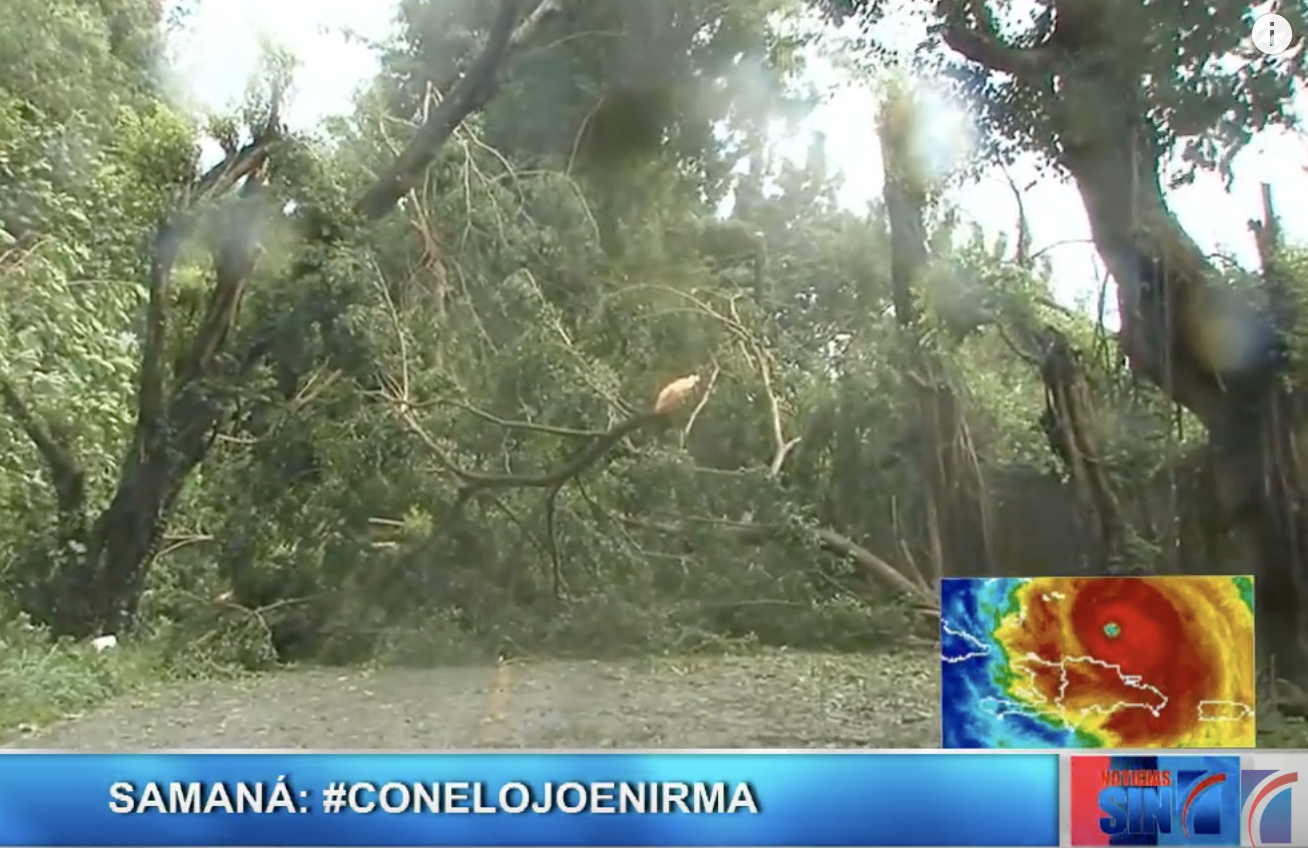 Con El Ojo En El Huracán Irma: Irma Se Hace Sentir En Samaná Con Fuertes Lluvias
