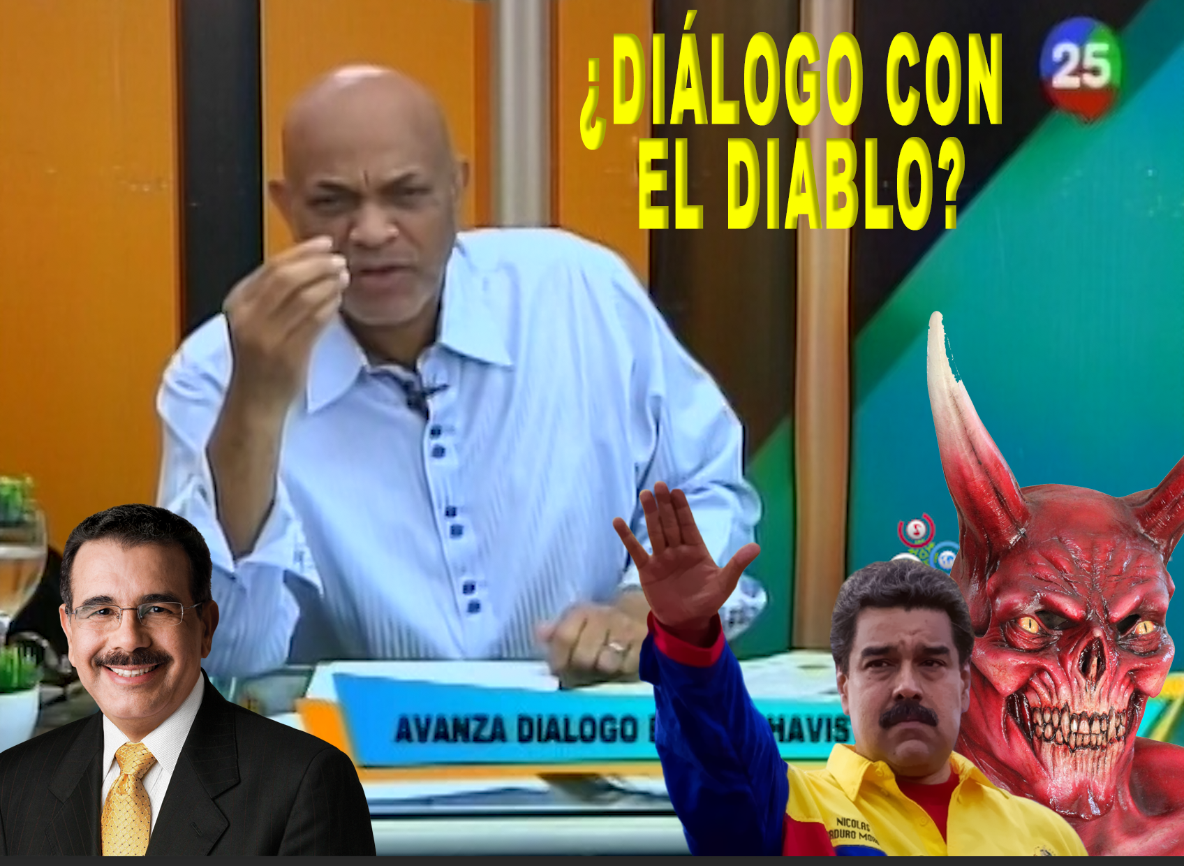 Nelson Javier No Aguanta Mas Y Explota: ¿Porqué El Presidente Medina Se Reúne A Hablar Con El Gobierno Del Diablo De Nicolas Maduro?