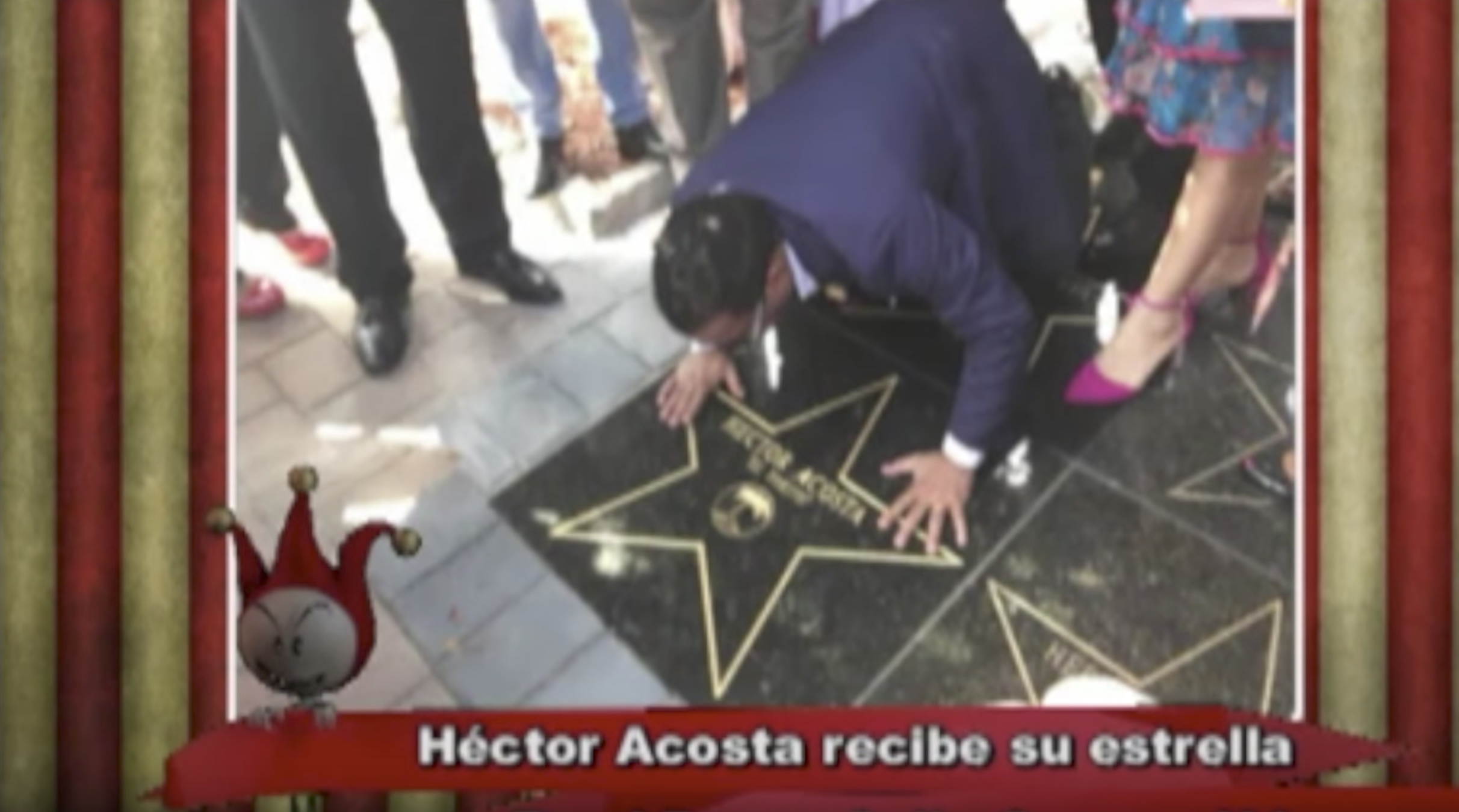 Hector Acosta El Torito Recibe Su Estrella El El Paseo Celia Cruz En New Jersey