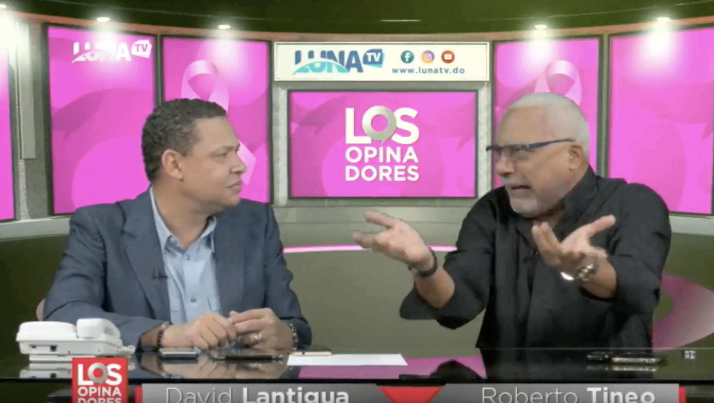 Roberto Tineo Le Dice De Todo Al PLD Por “Ladrones Y Corruptos” En Los Opinadores