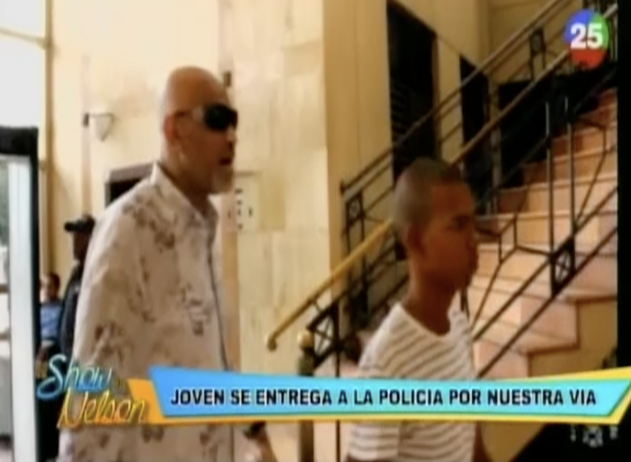 Algo Honorable!!! Nelson Javier Acompaña Ante Las Autoridades A Joven Delincuente Para Preservar Sus Derechos Humanos