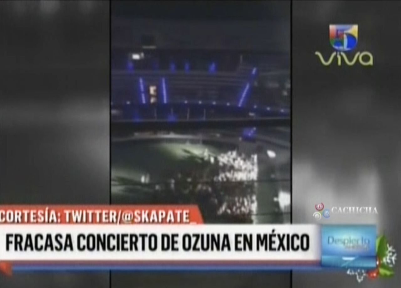 Ozuna Fracasa Con Concierto En México. No Llegaron Ni 800 Personas
