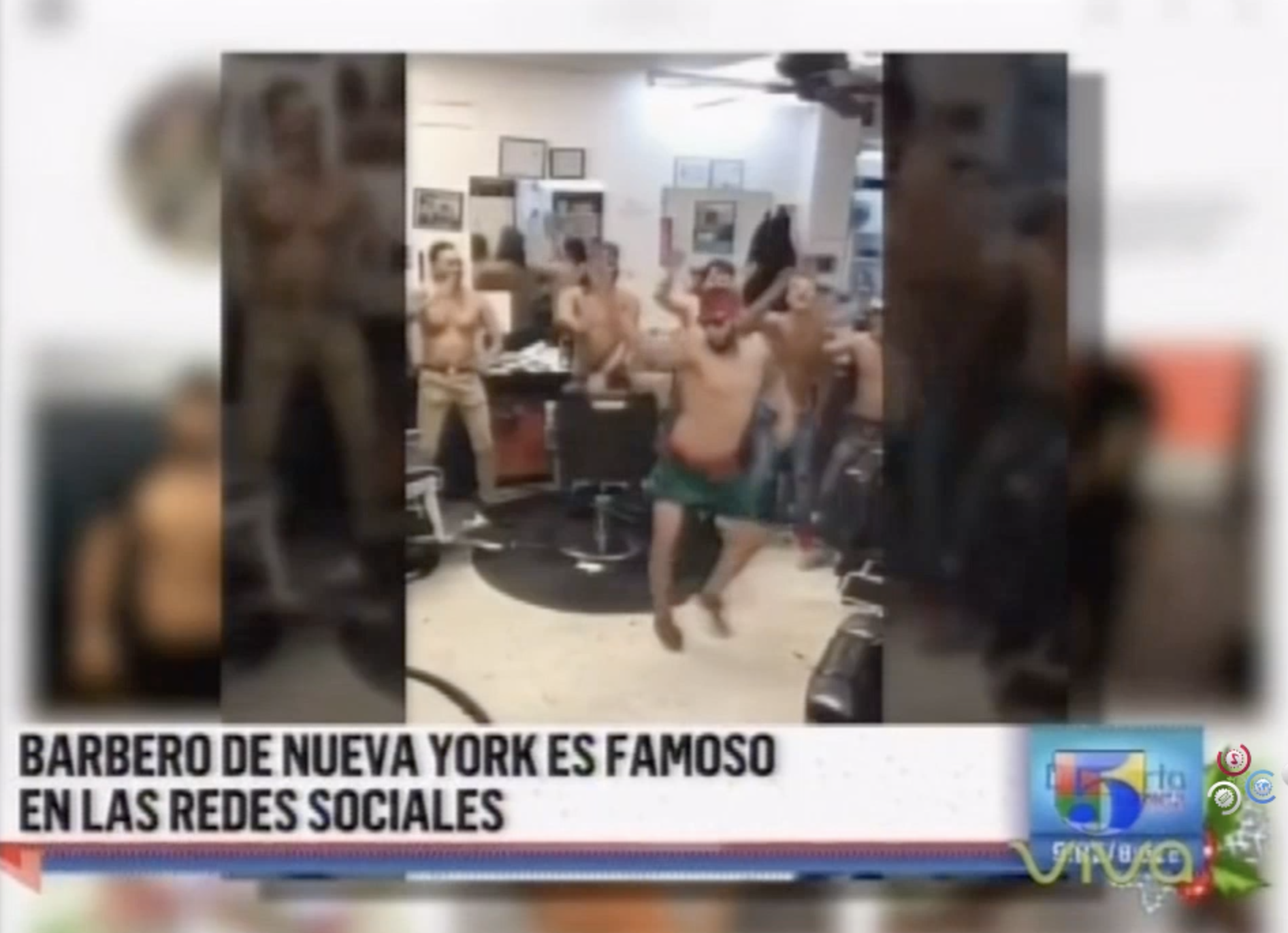 Despierta América: Una Barbería En NY Donde Los Barberos Se Quitan La Camisa Y Le Bailan A Los Clientes