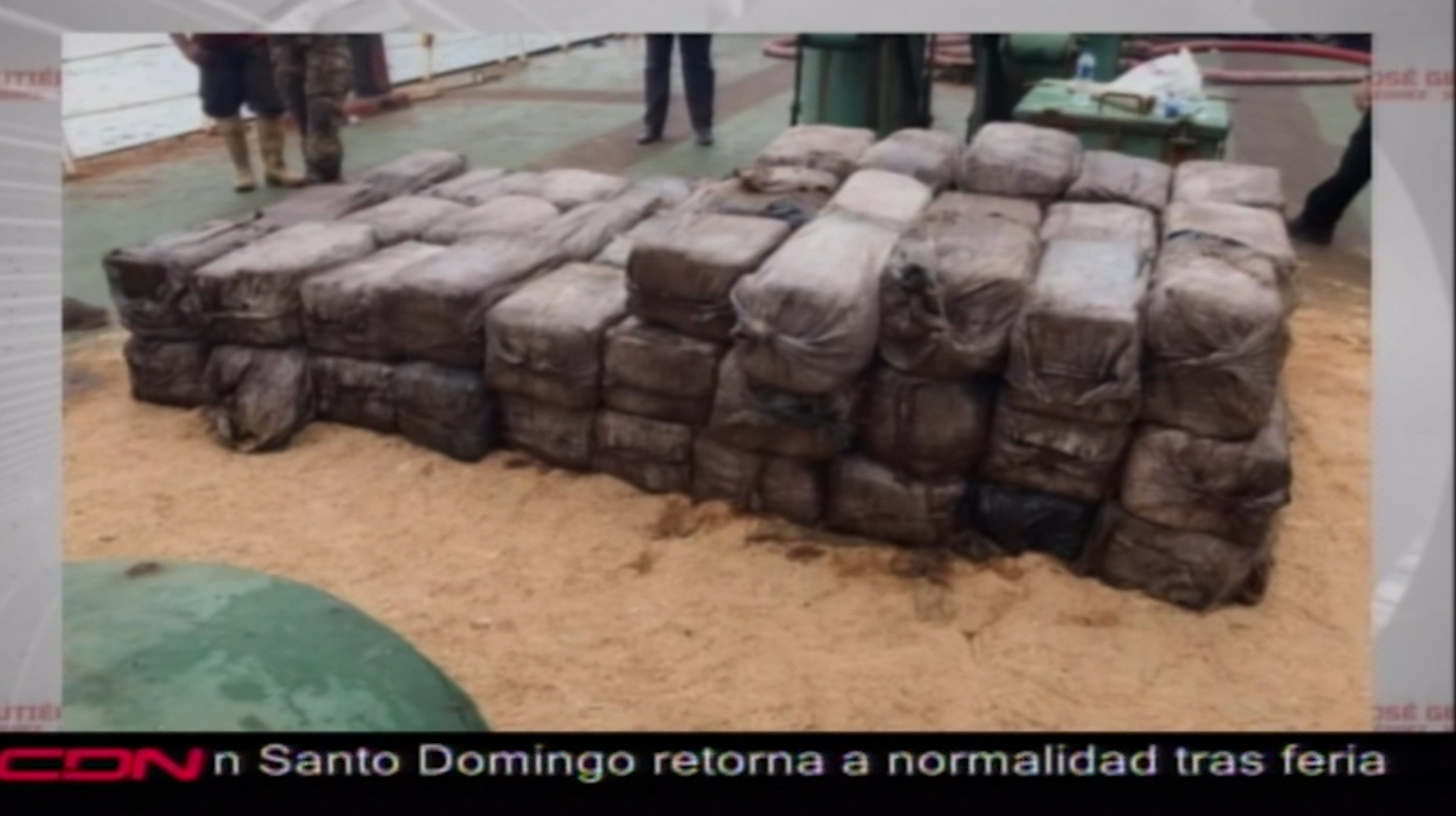 DNCD Incauta 1500 Paquetes De Cocaína En Buque Sospechoso
