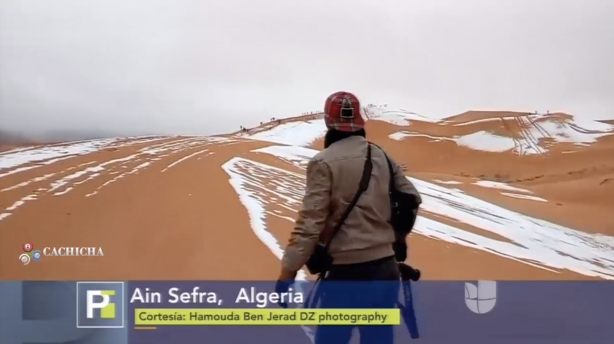 Impactantes Imágenes Que Muestran Como Se Congeló Totalmente El Desierto Del Sahara