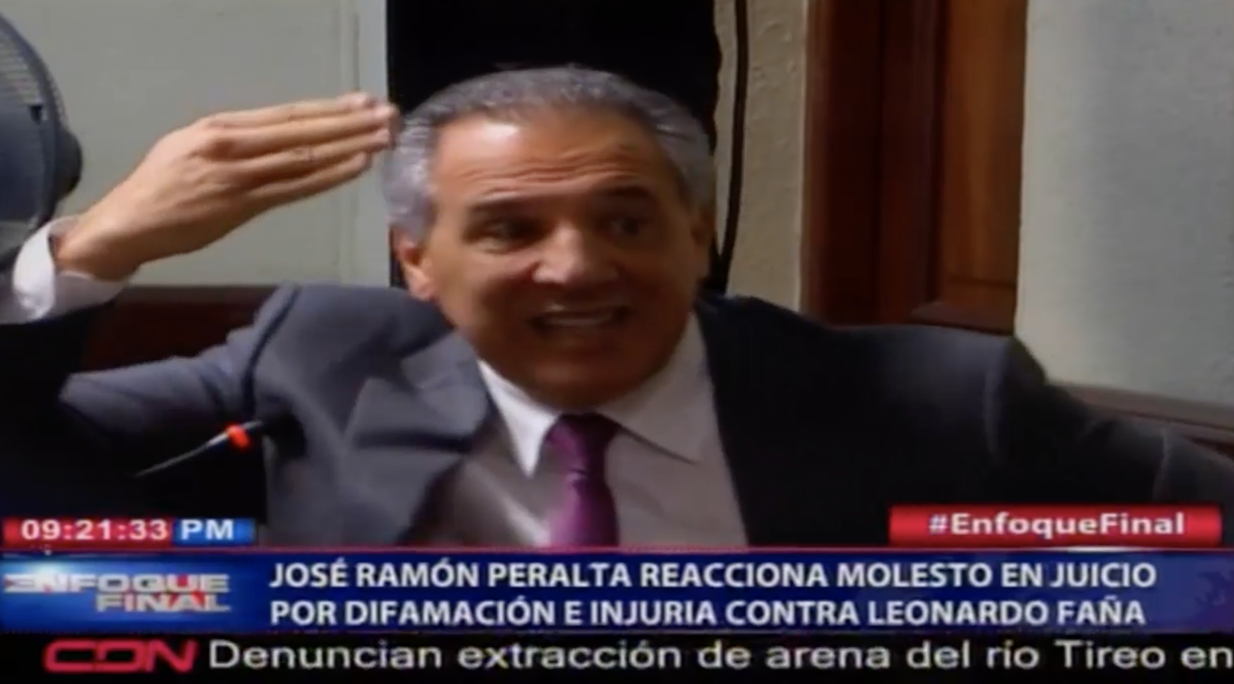 Mira Como José Ramon Peralta Explota En Plena Audiencia Al Ver Video Donde Lo Acusan De Ser El Dirigir Mafia Importadora De Alimentos En  República Dominicana