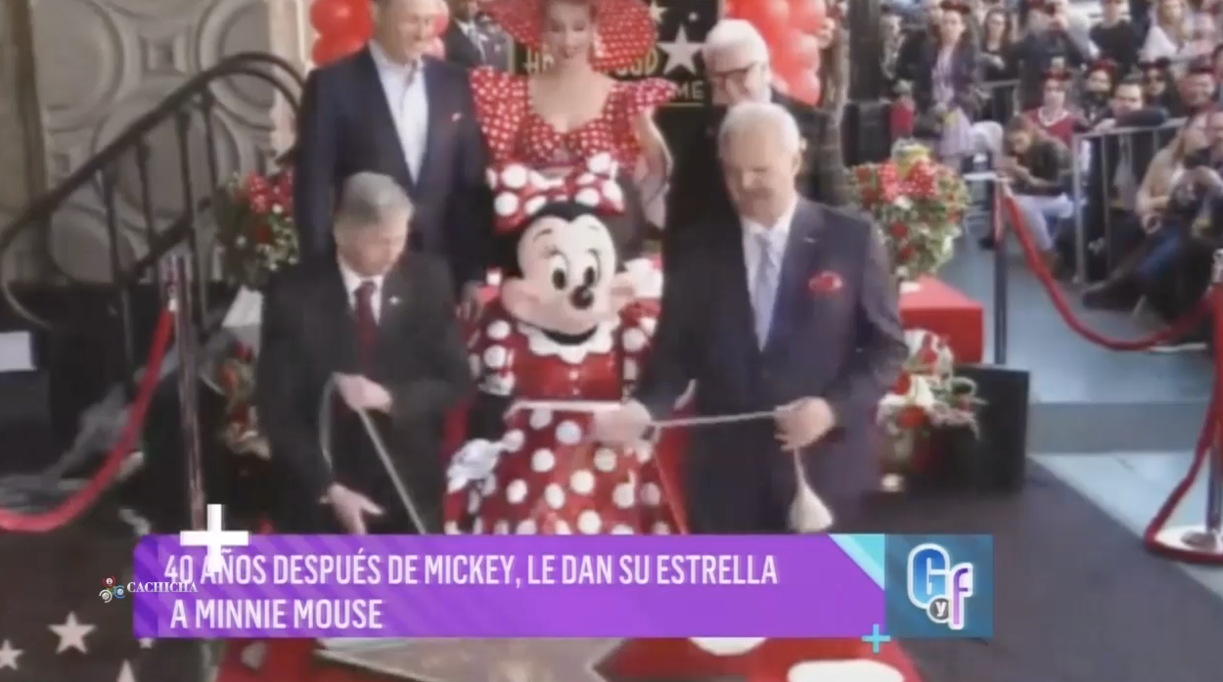 Minnie Mouse Luego De 40 Años Recibe Su Estrella En El Paseo De La Fama