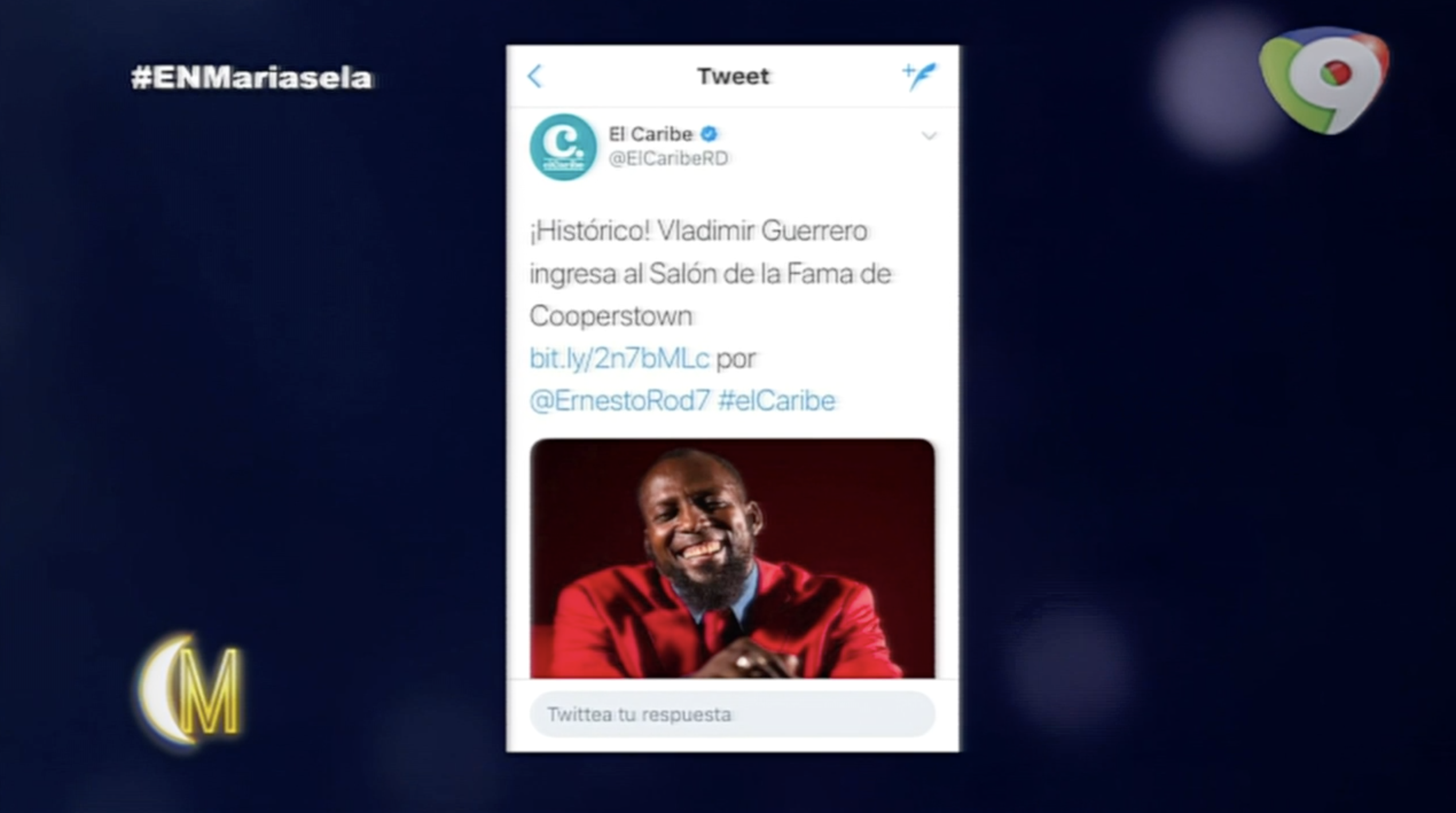 Esta Noche Mariasela: ¡Estamos Emocionados Con El Logro De Nuestro Vladimir Guerrero!