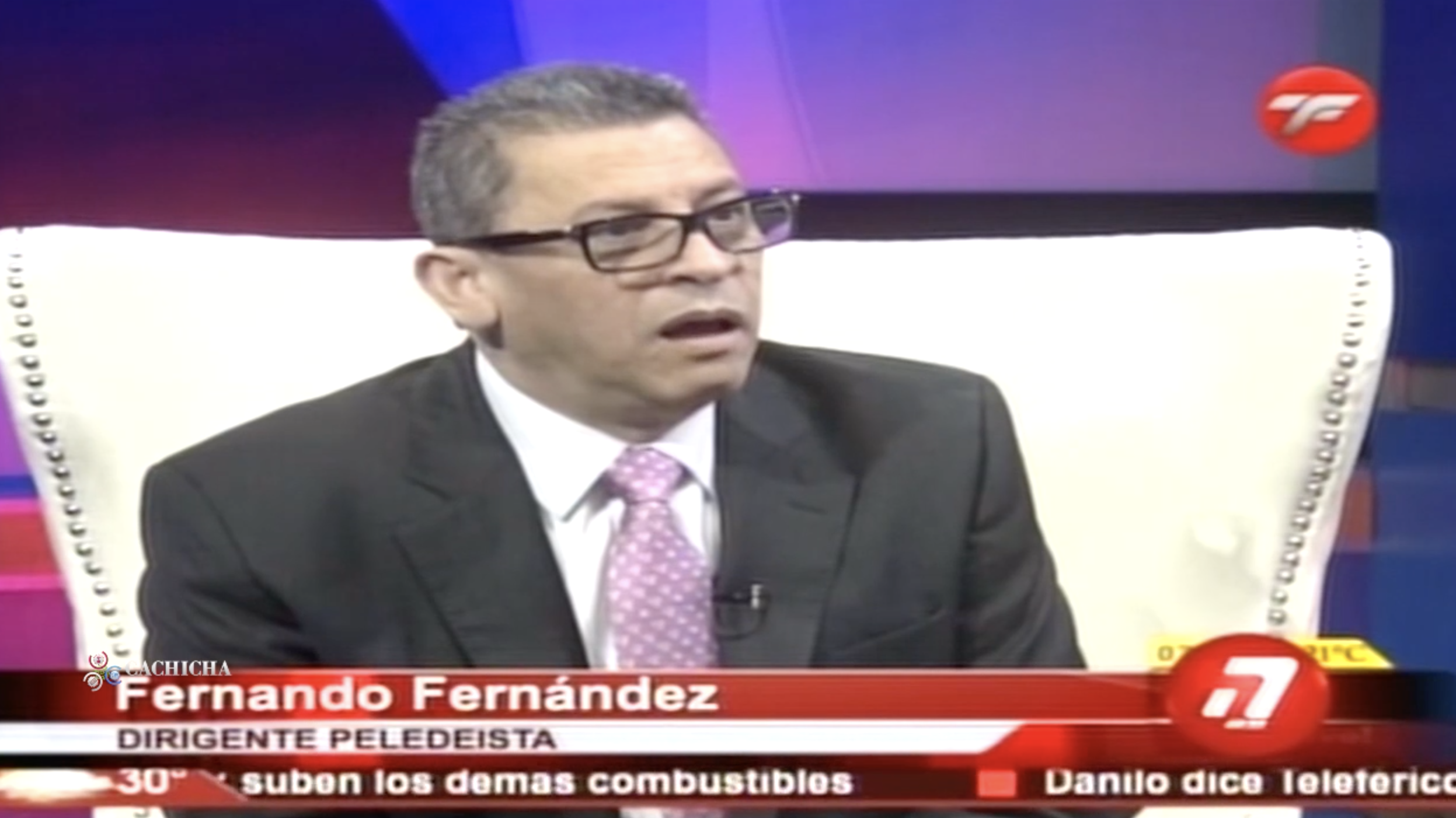 Dirigente Del PLD Fernando Fernandez Critica Duramente Al Gobierno: Este Es El Gobierno Mas Corrupto Que Hemos Tenido