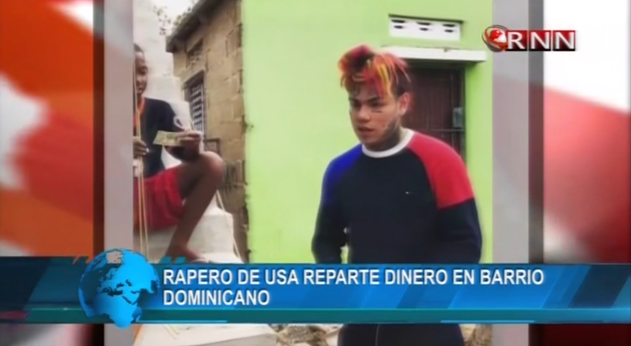 Famoso Rapero Estadounidense Reparte Dinero En Barrio Dominicano