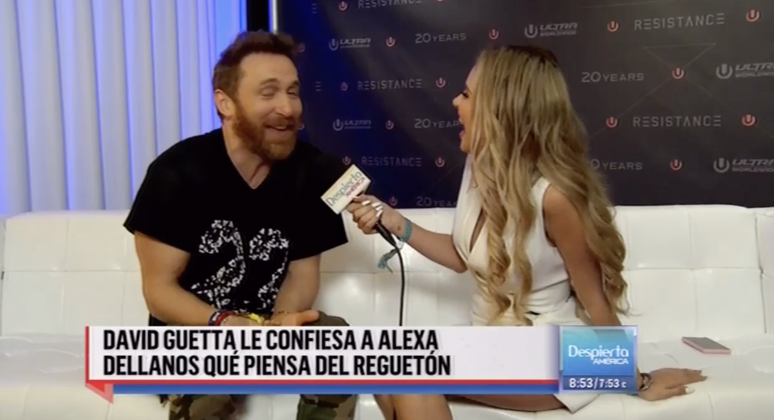 EN EXCLUSIVA: Alexa De Llanos Entrevista A David Guetta En Español Y No Creerás Lo Que Pasó Al Final De La Entrevista