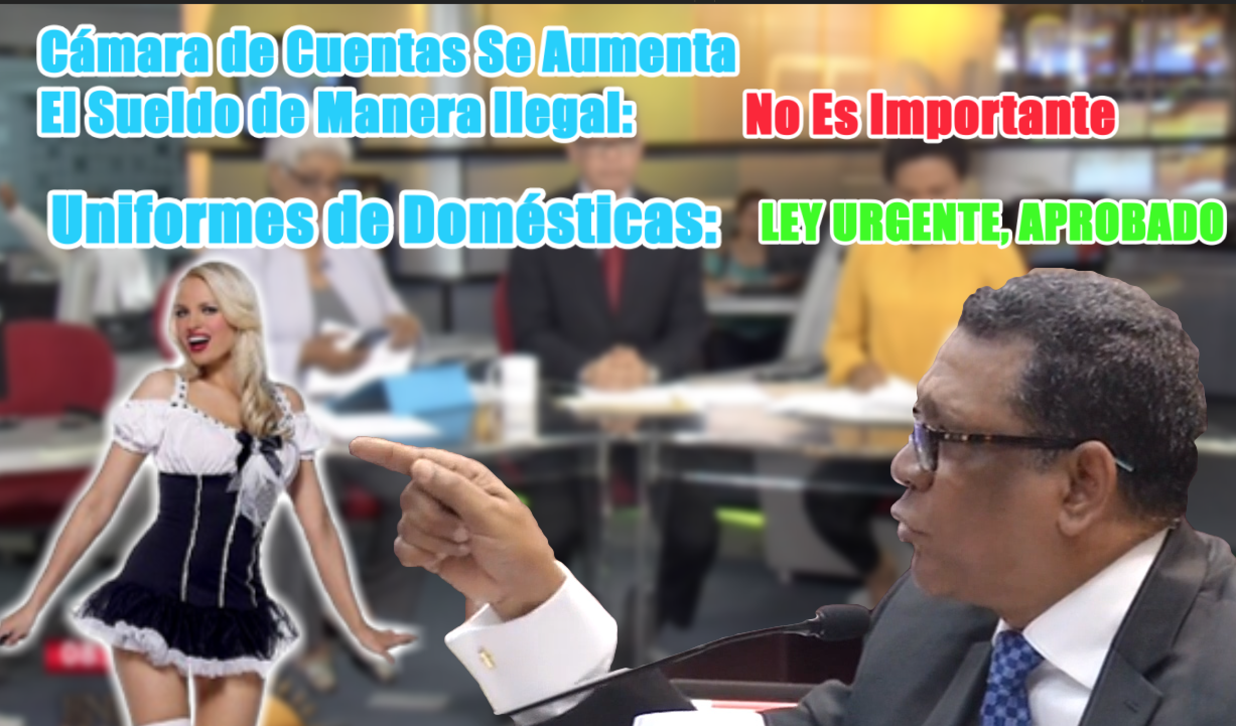 Vea Con Sus Ojos Y Escuche  Con Los Oídos,  Los Tremendos Congresistas Que Nos Gastamos