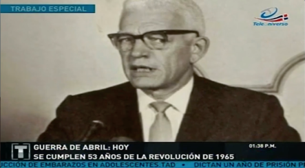 Juan La Mur Presenta Reportaje De La Revolución Del 24 De Abril De 1965