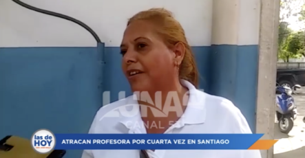 Profesora De Santiago Dice Que Dejará La Educación Por Haber Sido Atracada Más De Tres Veces