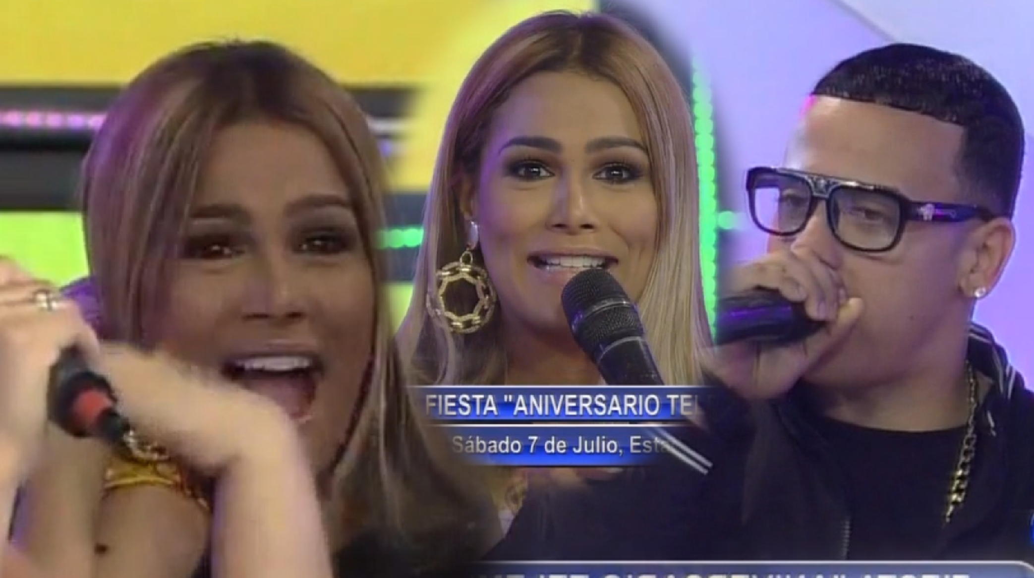 Caroline Aquino Por Poco Se Pone Mala Con La Llegada De Dady Yankee En De Extremo A Extremo