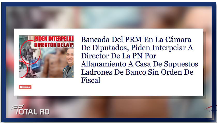 Resumen De Noticias Del 11 De Julio Del 2018 – Total RD