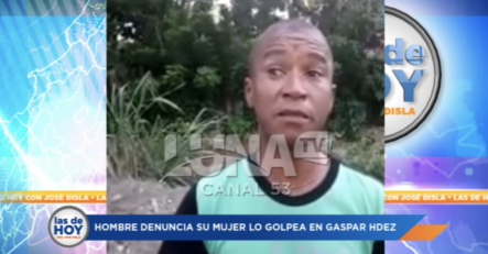 En Gaspar Hernández Un Hombre Denuncia Que Es Golpeado Constantemente Por Su Ex Pareja