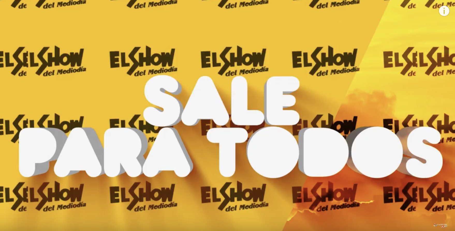 El Show Del Mediodía “Transmisión En Vivo” Del 08 De Octubre Del 2018