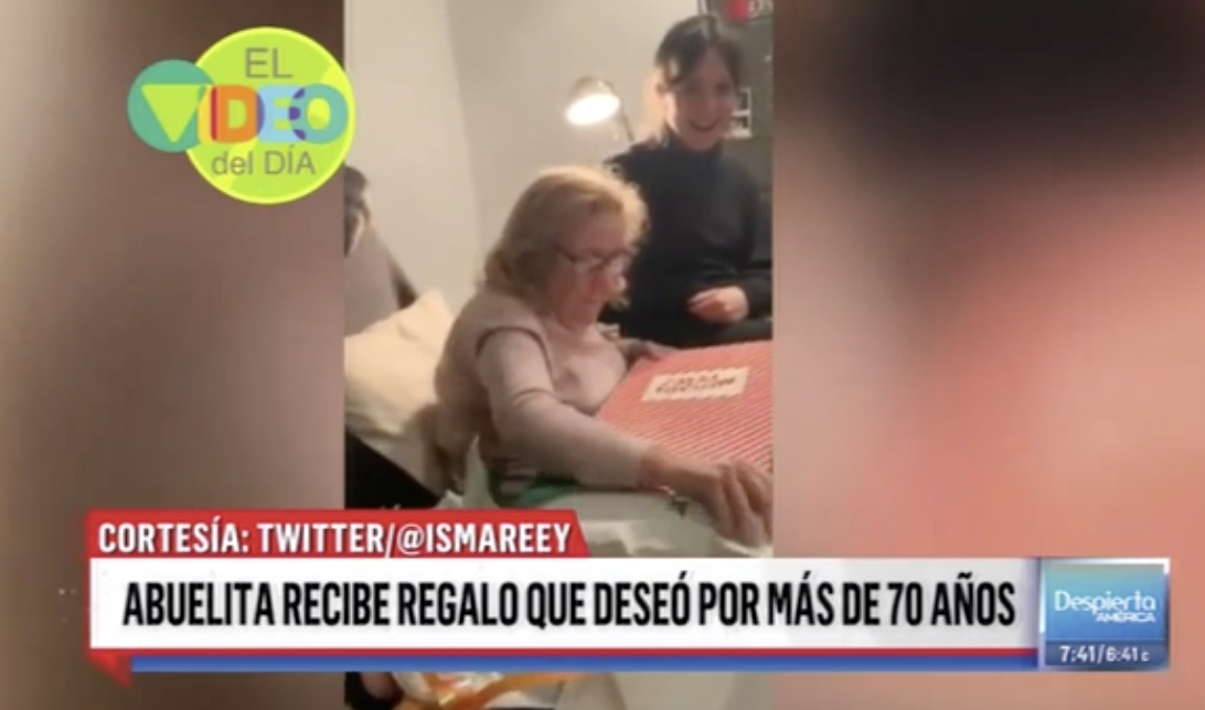 Abuelita Recibe Regalo Que Deseó Por Más De 70 Años